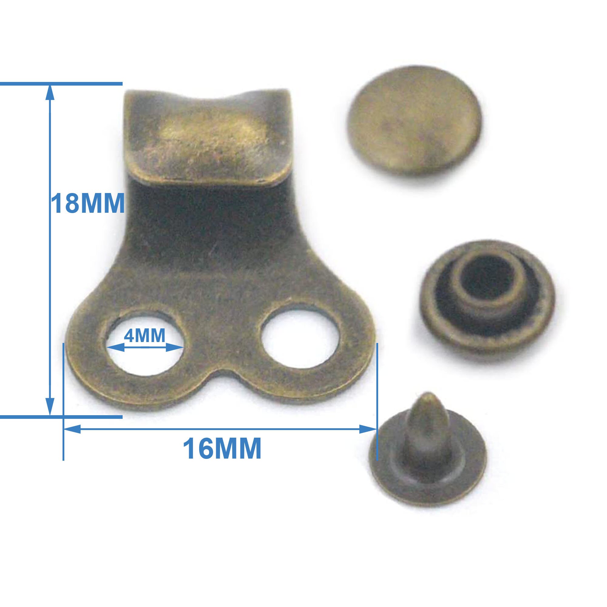 Boot Shoe Lace Button Eyelets Hooks Buckles Fitting With Rivets Camp