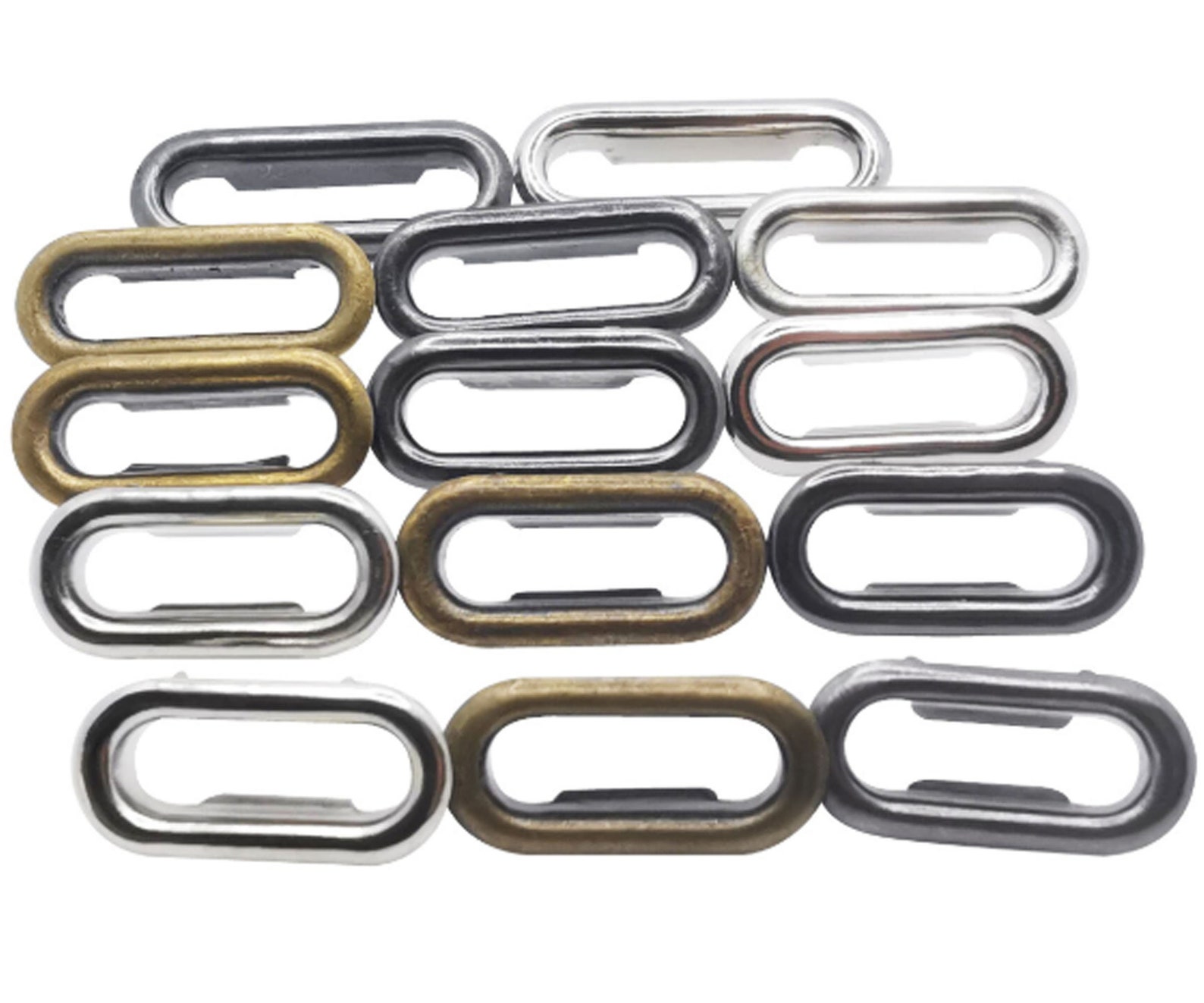 Oval Shaped Eyelets Grommet & Washers DIY Brass Canvas Etsy