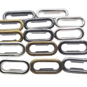Oval shaped Eyelets Grommet & Washers DIY Brass Canvas Clothing Dressing Bags