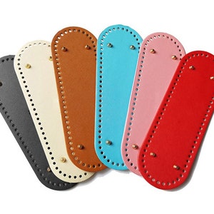 PU leather bottom for handmade bag accessories wallet crocheted woven handbag handle pocket cover DIY 30x10CM