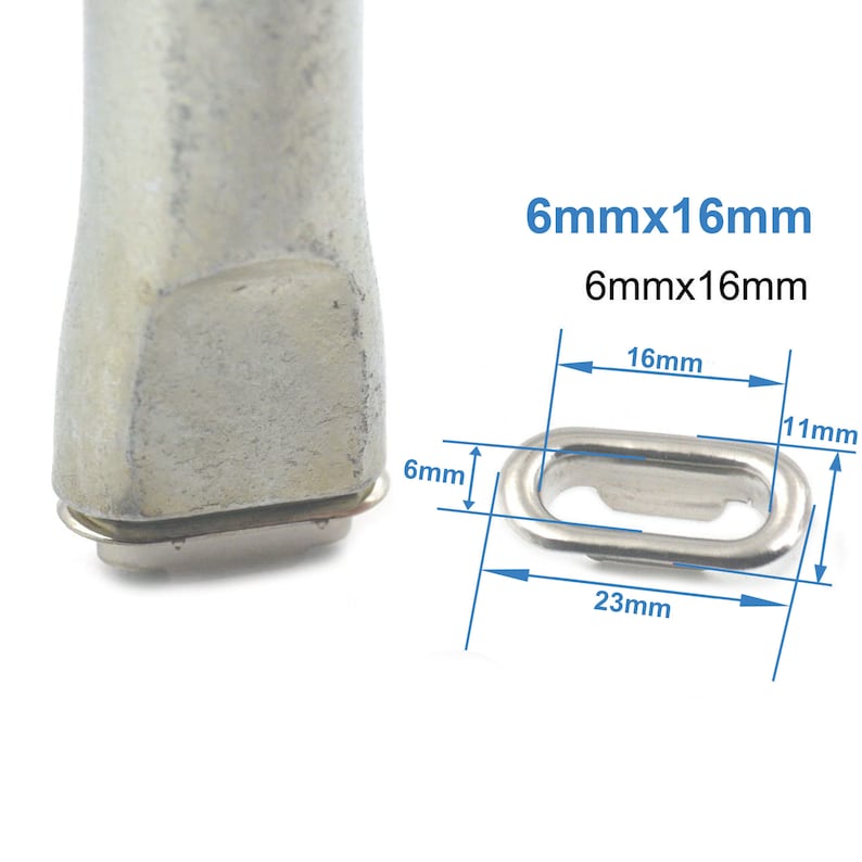 Oval Shaped Brass Eyelets Grommet & Washers With Tools DIY Canvas