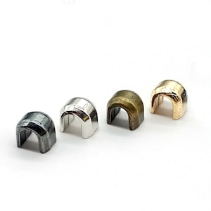 Spiral Slider Zipper Stoper Brass #3 Top Stops Bottom Rescue Repair 3mm