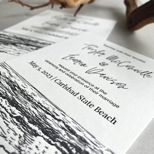 Custom Letterpress Wedding Invitations | Letterpress Wedding Suite | Fully Customized Letterpress Wedding Stationery Set