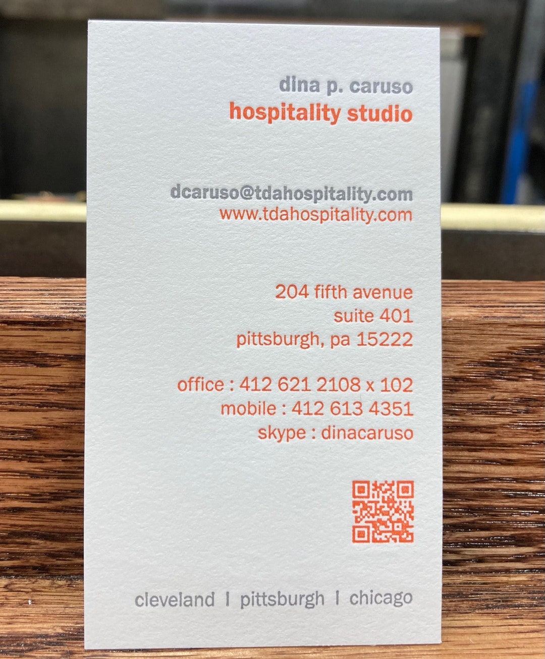 Custom Letterpress Business Cards | Letterpress Calling Cards One or ...
