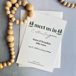 Letterpress Save The Date Stationery | Custom Printing for Wedding Papers | Custom Save The Dates for Wedding Letterpress Printed