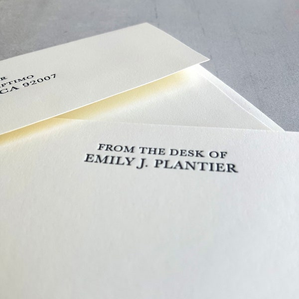 Custom Letterpress Etsy