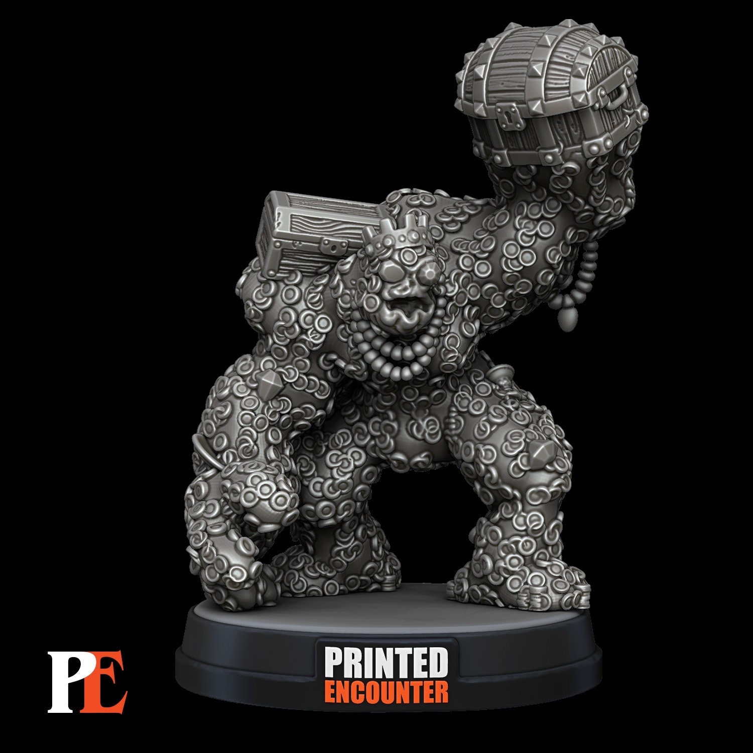 画材 Golem footprints The Three Faces - Elemental Golems - DM Stash