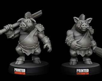 Printed encounter - Boar thugs