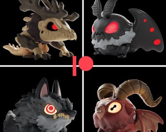 Grumpiween | Werewolf, Mothman, Devil Goat, Wendigo | Grumpii