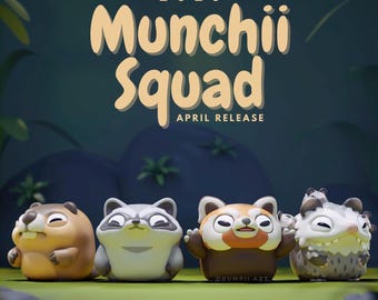 Grumpii art - Timbii - Trashii - Possii - Red Pandii