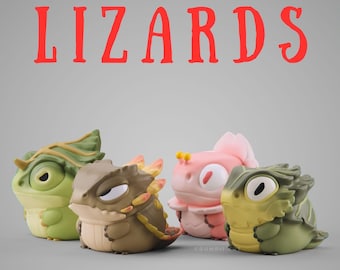 Grumpii art - Monsteragon - Mapeleleon - Leafliz - Sakuzard