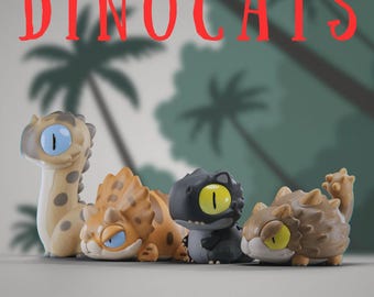 Grumpii art - Meowrex - Meowchiosaur - Meowceratops - Meowky