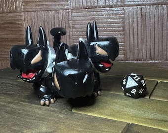 Hand painted Cerberii - guardian of the underworld