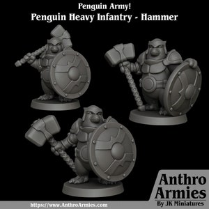 Penguin army - penguin heavy infantry