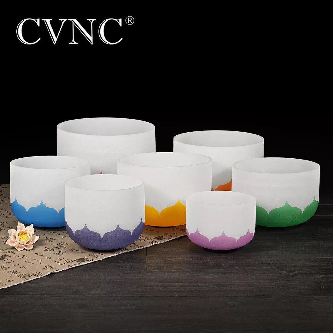 Lotus Colored Crystal Singing Bowl 432 Hz for Sound Etsy