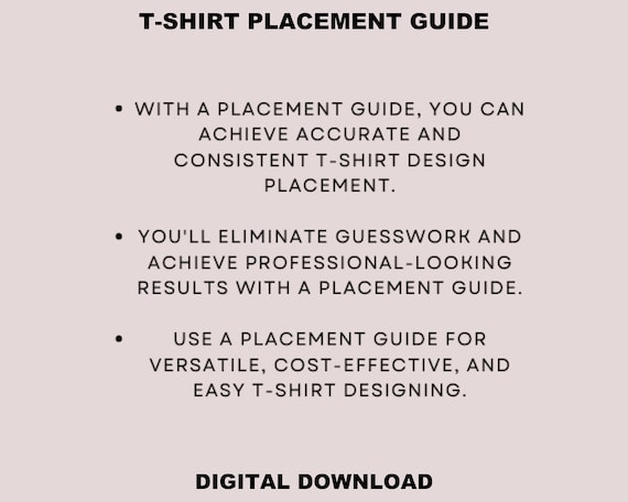 HTV Shirt Decal Placement and Size Tips and Resources - Silhouette School