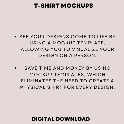 T-shirt Mockup Bundle, Vector Tshirts Mock Ups, Customizable Template ...