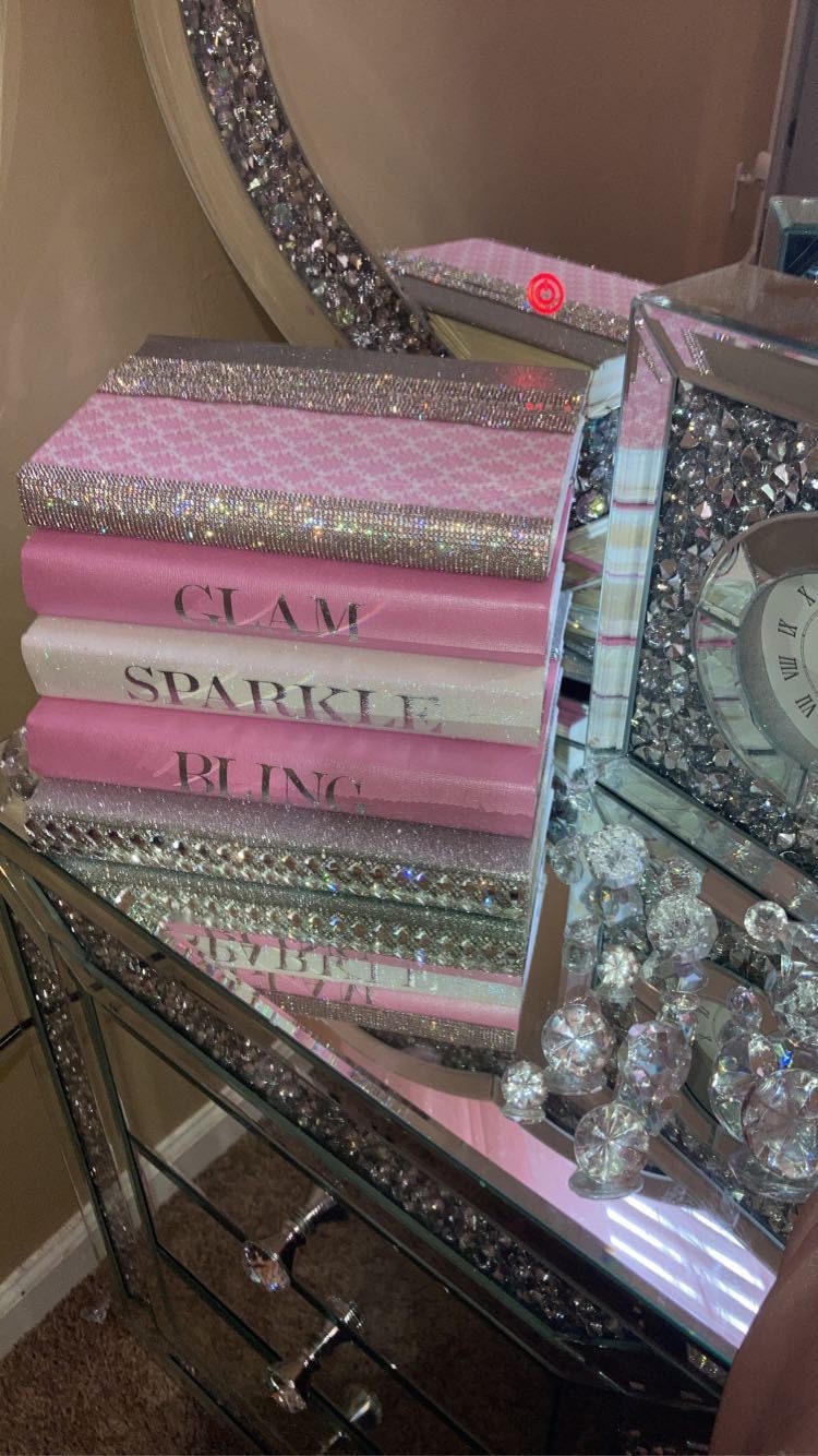 Glam Decor, Bling books, Designer Inspired Books,Bling books, Bling Decor,  Designer Books, Chanel, Home Decor