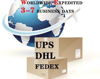 Rush My Order,Upgrade Shipping,Worldwide Expedited 3-7 Business Day,UPS,DHL,FedEx .