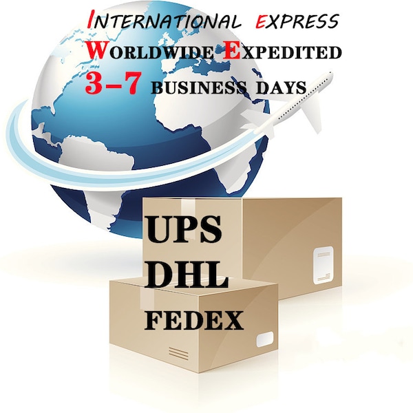 Rush My Order,Upgrade Shipping,Worldwide Expedited 3-7 Business Day,UPS,DHL,FedEx .