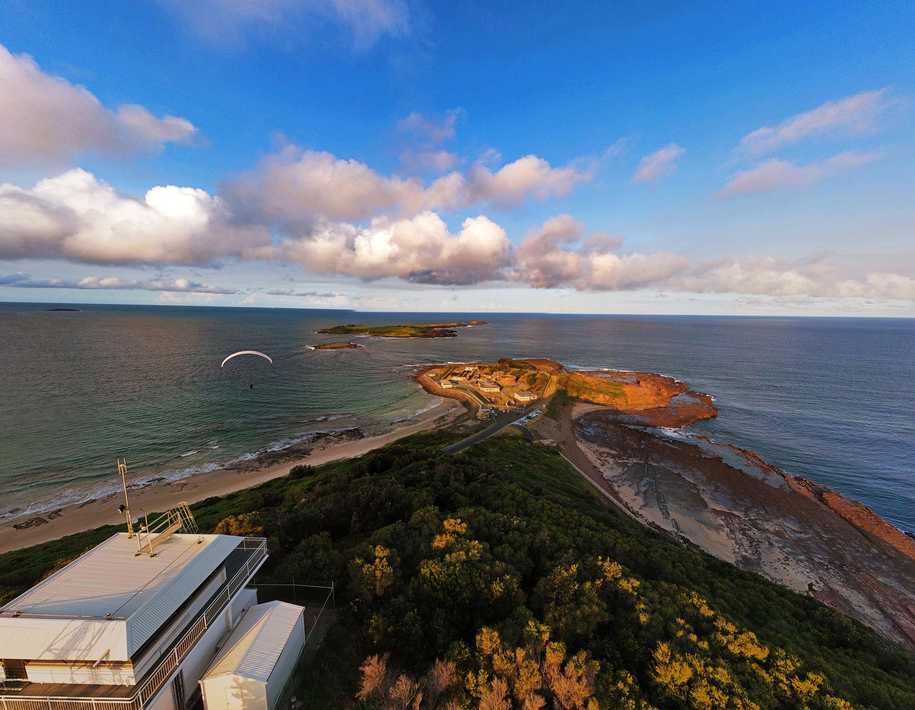 Aerial shot of Five islands nature reserve from Hill 60 Etsy