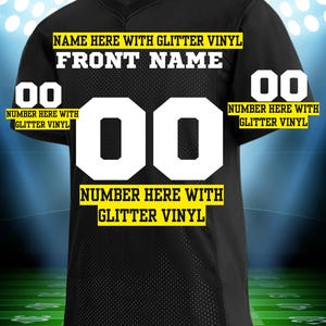 Custom Rhinestone Football Jersey