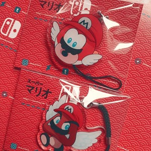 Super Mario Odyssey KeyCharms/Stickers