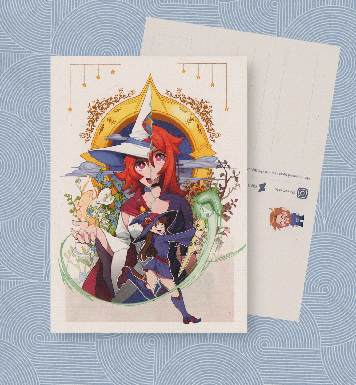 Little Witch Academia Postcard | Etsy