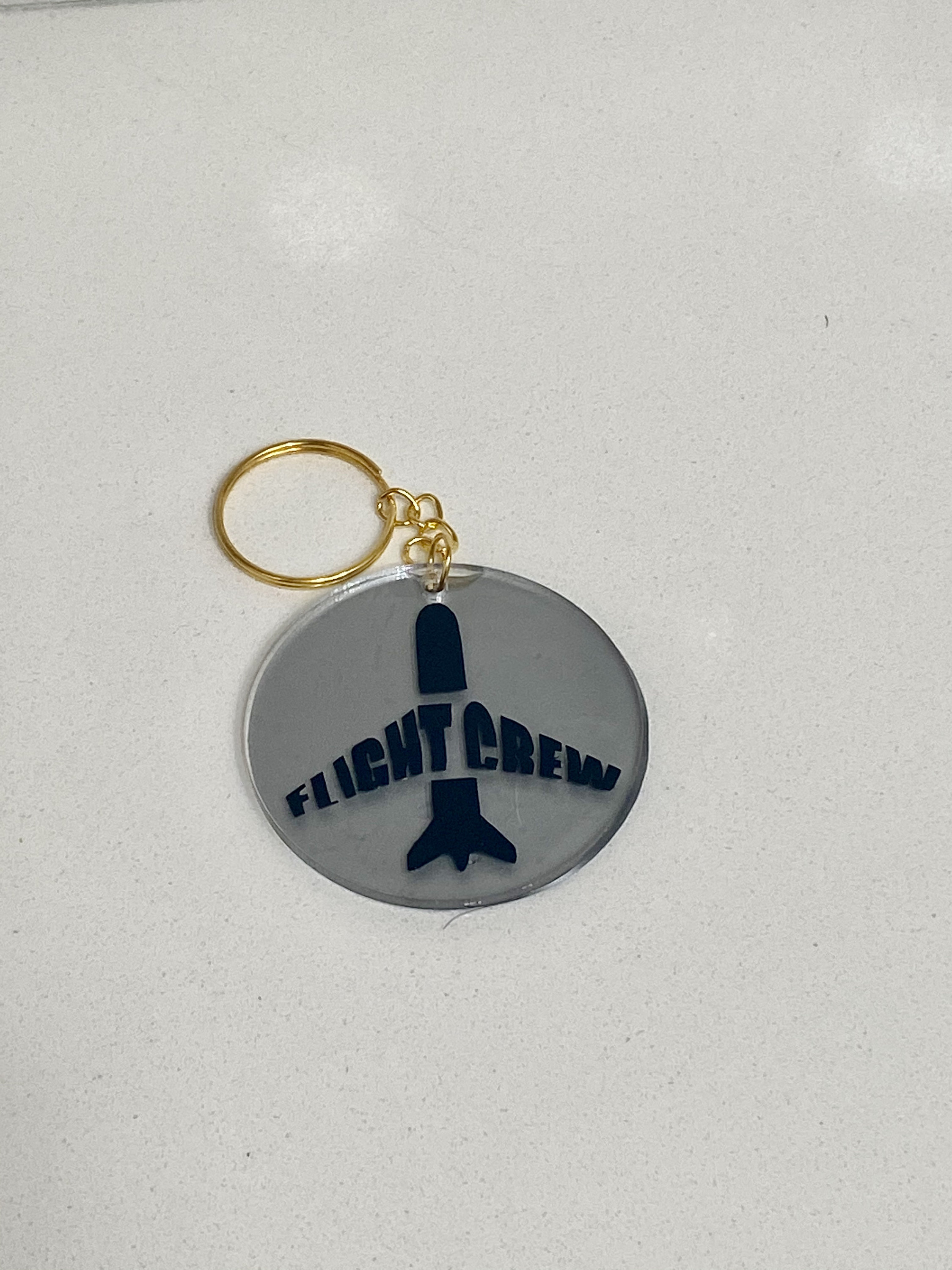 Flight Crew Keychain Multicolor Etsy