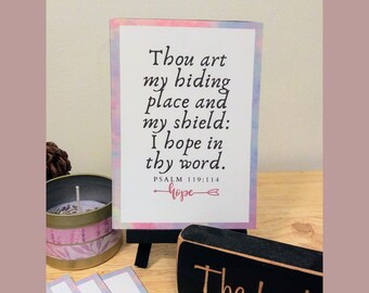 Bible Verse Cards with stand, Scripture cards with mini easel, Christian gifts for women, Bible Verse Cards Set of 30,  Daily Bible Verse