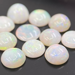 Fine Quality Opal (Australia) Cabochon Round Shape Loose Gemstones in Assorted Sizes from 1.5mm to 5mm for Jewellery Making