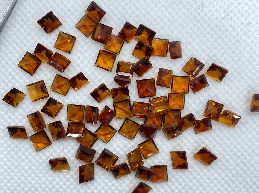 Citrine Naturelle Du Brésil - 24.21 Carats - Taille émeraude - Excellente Qualité - Neuf Avec étiquettes