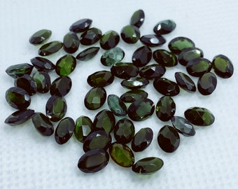 Tourmaline Faceted Oval Shape Gemstones from 4x3mm to 9x7mm for Jewellery Making