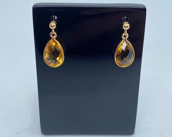 Citrine Earrings - Etsy