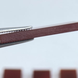 Carnelian Flat Straight Edge German Cut Rectangle Shape Loose Gemstones in 22x6mm for Jewellery Making image 5