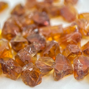 Rough Citrine (Brazilian) 6-8mm Raw Gemstones for Gemstone Faceting, Jewellery Making & Healing