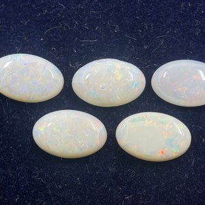Opal (Australia) Commercial Quality Cabochon Oval Shape Loose Gemstones in 10x6.5mm for Jewellery Making