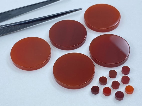 Details about   6MM Round Flat Carnelian Discs Loose Natural Gemstone Genuine Straight Edge Coin 
