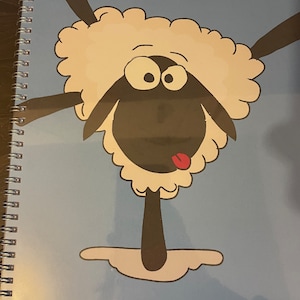 A4 Hardback Sheep Notebook
