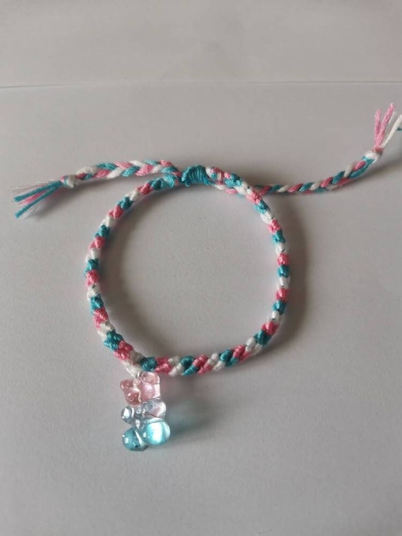 Handmade Adjustable Gummy Bear Bracelet (Many colours available)