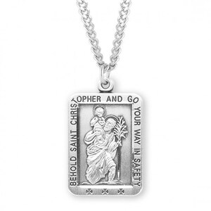 Square st christopher pendant sale
