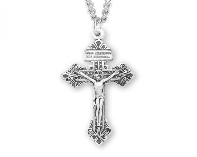 Silver Pardon Crucifix Jesus Christ Cross Indulgences Forgiveness ...