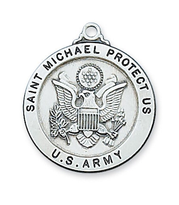 St michael deals army necklace