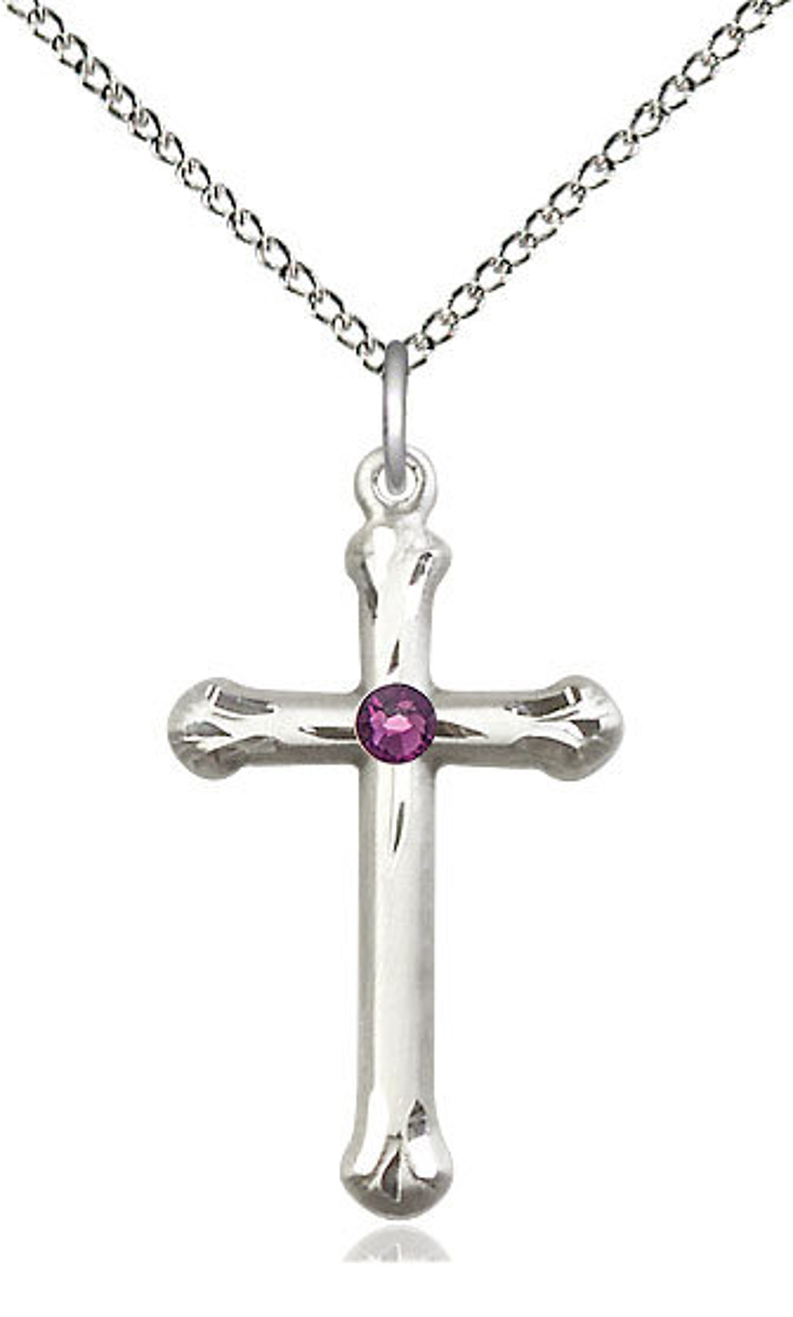 Birthstone Cross Pendant Etsy