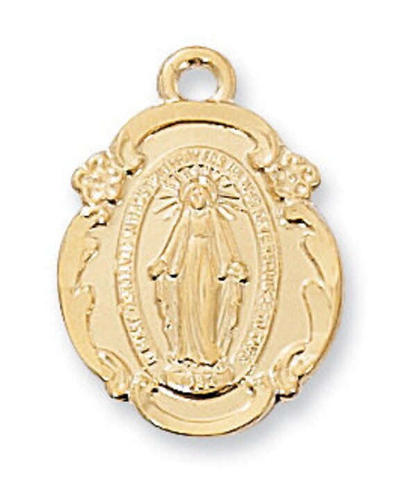 Buy English Gold Tone Miraculous Medal, Pkg of 10