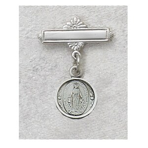 Miraculous Baby Pin Sterling Silver , Baby Baptism Pins, Baby Pin, Baby Charm, Christening Gift, Gift Idea