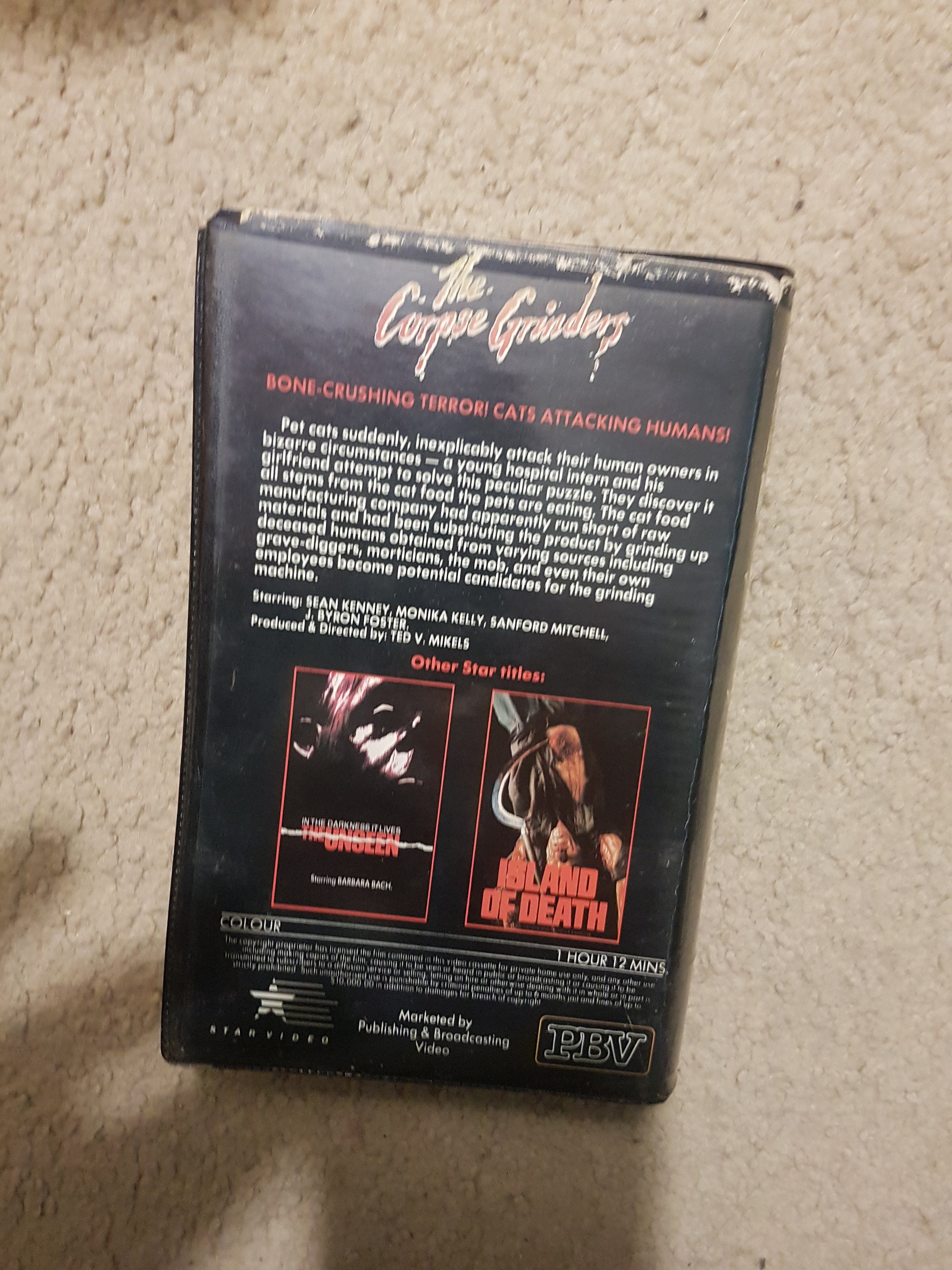 The Corpse Grinders Rare Horror VHS Star Video Pal Etsy Australia