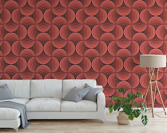Papel pintado autoadhesivo: diseño bohemio vintage (desprendible, tamaño personalizado)