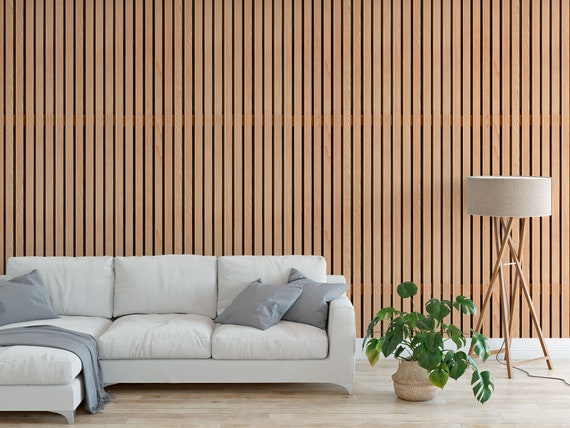 weiseni Wooden Slat Peel and Stick Wallpaper Self Algeria