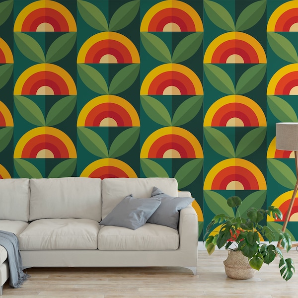 Leaf Wallpaper Etsy Australia